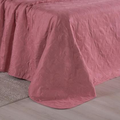 Imagem de Cobre Leito King Colcha 03 Pçs Dupla Face Liso Matelado Petchowork Liso