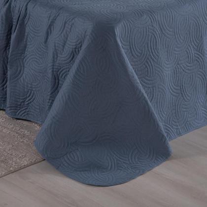 Imagem de Cobre Leito King Colcha 03 Pçs Dupla Face Liso Matelado Petchowork Liso