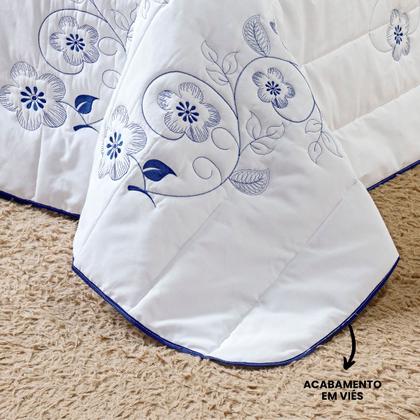 Imagem de Cobre Leito King Percal 100% Algodão Dupla Face 03 Peças London