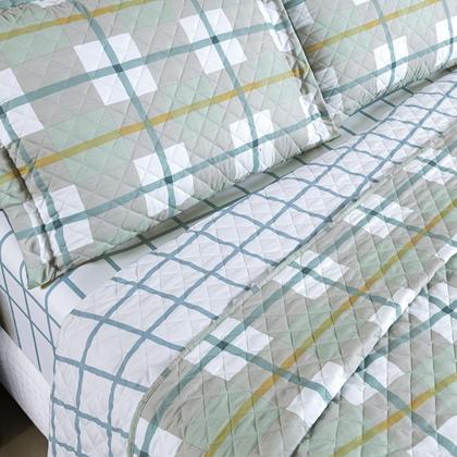 Imagem de Cobre Leito King Spring Micropercal 100% Poliéster - York