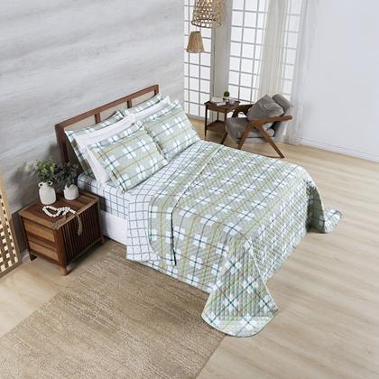 Imagem de Cobre Leito King Spring Micropercal 100% Poliéster - York