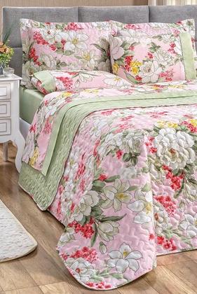 Imagem de Cobre Leito Queen Naturale Dupla Face 3Pçs Varias Cores