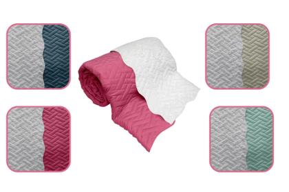 Imagem de cobre leito queen sherpa rosa pink 240cmx 220cm quentinho dupla face micropercal