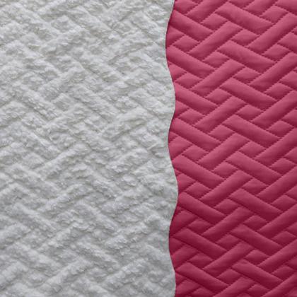 Imagem de cobre leito queen sherpa rosa pink 240cmx 220cm quentinho dupla face micropercal