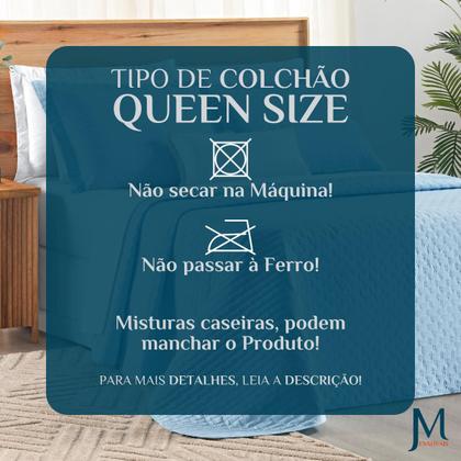 Imagem de Cobre Leito Queen Size 100% Algodão Lory 200 fios Super Macio VERITY