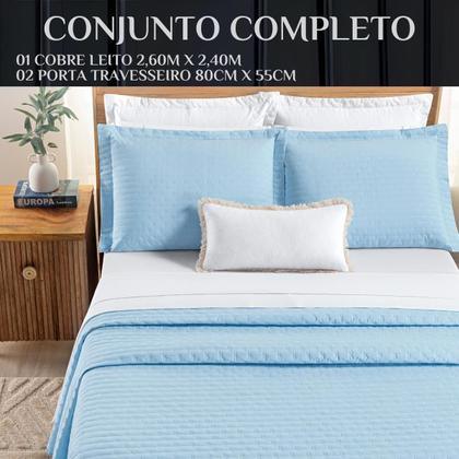 Imagem de Cobre Leito Queen Size 100% Algodão Lory 200 fios Super Macio VERITY