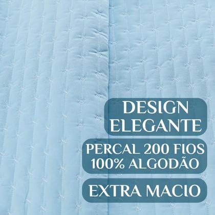 Imagem de Cobre Leito Queen Size 100% Algodão Lory 200 fios Super Macio VERITY