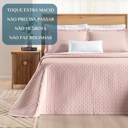 Imagem de Cobre Leito Queen Size 100% Algodão Lory 200 fios Super Macio VERITY