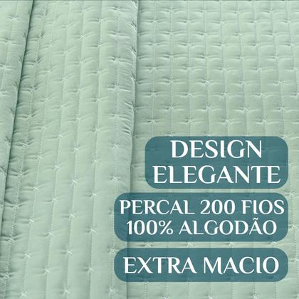 Imagem de Cobre Leito Queen Size 100% Algodão Lory 200 fios Super Macio VERITY