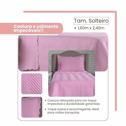 Imagem de Cobre Leito Solteiro Dupla Face Oferta Várias Cores Dueto