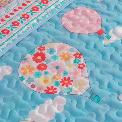 Imagem de Cobre Leito Solteiro Kids Infantil com Fronha 2 Pçs Estampados