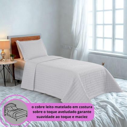 Imagem de Cobre Leito Solteiro Matelado Soft Dupla Face