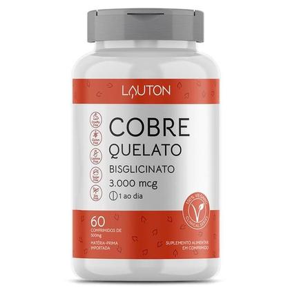 Imagem de Cobre quelato bisglicinato (clinical series) 60caps - lauton