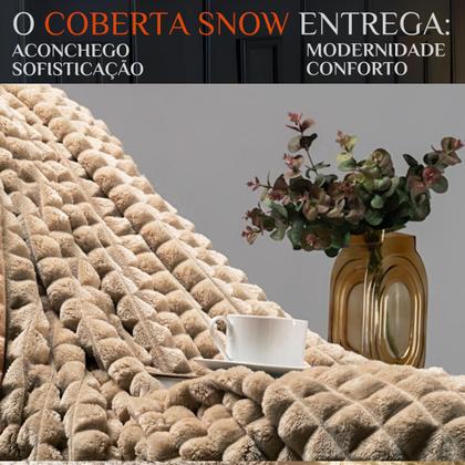 Imagem de Cobredom Cobertor Grosso Snow Queen Size Super Fofinha e Quentinho WILLOW