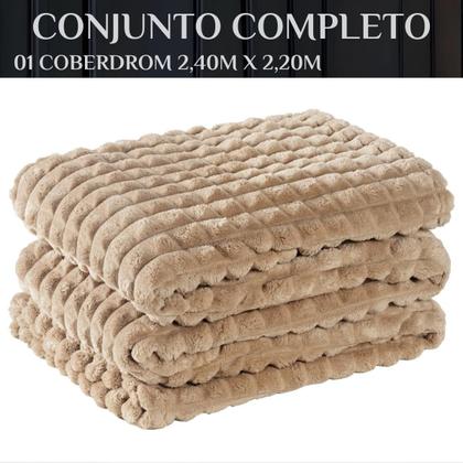 Imagem de Cobredom Cobertor Grosso Snow Queen Size Super Fofinha e Quentinho WILLOW