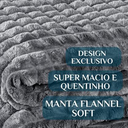 Imagem de Cobredom Cobertor Grosso Snow Queen Size Super Fofinha e Quentinho WILLOW