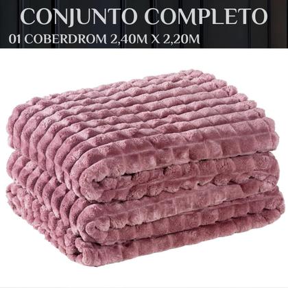 Imagem de Cobredom Cobertor Grosso Snow Queen Size Super Fofinha e Quentinho WILLOW