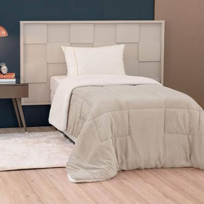 Imagem de Cobredom Cobertor Solteiro Sherpa Dupla Face Pele Carneiro