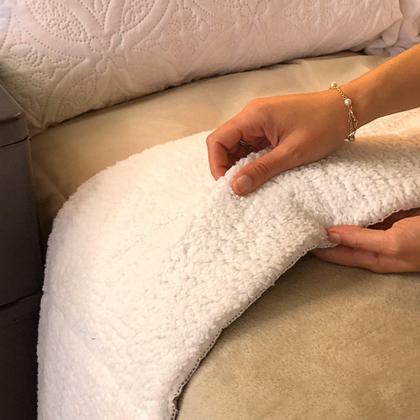 Imagem de Cobredom Cobertor Solteiro Sherpa Dupla Face Pele Carneiro