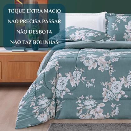 Imagem de Cobredrom Grosso King Size 200 Fios Nyla Dupla Face Estampado Super Fofinho Avere