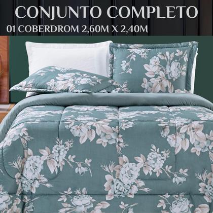 Imagem de Cobredrom Grosso King Size 200 Fios Nyla Dupla Face Estampado Super Fofinho Avere