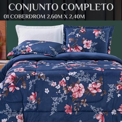 Imagem de Cobredrom Grosso King Size 200 Fios Nyla Dupla Face Estampado Super Fofinho Avere