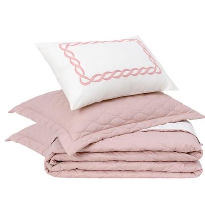 Imagem de Cobreleito King Lavive Francis 05 Peças 180 Fios Rosê