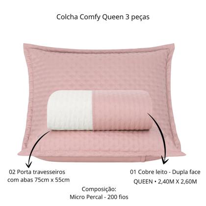 Imagem de Cobreleito Queen Lavive Comfy 03 Peças Toque de Pluma