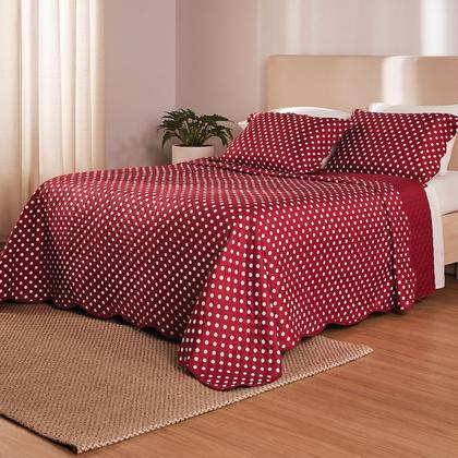 Imagem de Cobreleito Solteiro Colcha 2 Peças Dupla Face Estampado