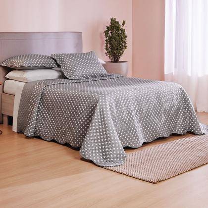 Imagem de Cobreleito Solteiro Colcha 2 Peças Dupla Face Estampado
