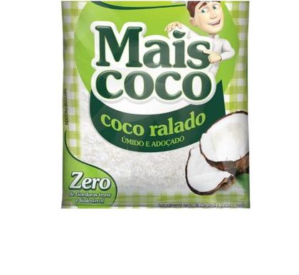 Imagem de Coco Ralado úmido Adoçado Mais Coco 3 Pacotes de 1 kilo
