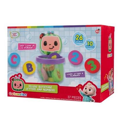 Imagem de CoComelon Deluxe Bathtime Letters and Numbers - Letras e Números: Alfabeto Completo e Zero a Nove - Brinquedos para Crianças, Crianças e Pré-Escolares - Amazon Exclusive