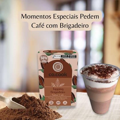 Imagem de Cocook Topping Nibs De Cacau Brigadeiro Sabor Amazônia 75G