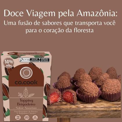 Imagem de Cocook Topping Nibs De Cacau Brigadeiro Sabor Amazônia 75G