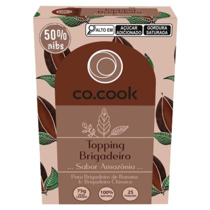 Imagem de Cocook Topping Nibs De Cacau Brigadeiro Sabor Amazônia 75G