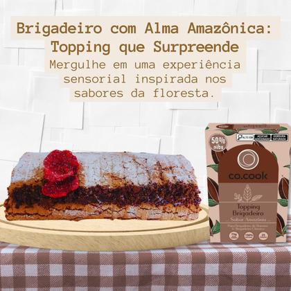 Imagem de Cocook Topping Nibs De Cacau Brigadeiro Sabor Amazônia 75G