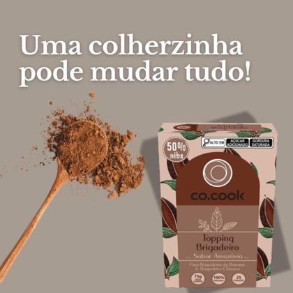 Imagem de Cocook Topping Nibs De Cacau Brigadeiro Sabor Amazônia 75G