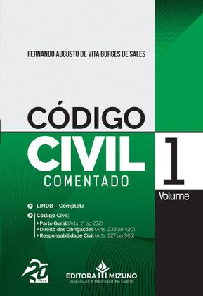 Imagem de Código Civil Comentado - Volume 1 - Editora Mizuno