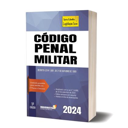 Imagem de Código penal + código de processo penal + código penal militar + código de processo penal militar - Editora Imaginativa Jus