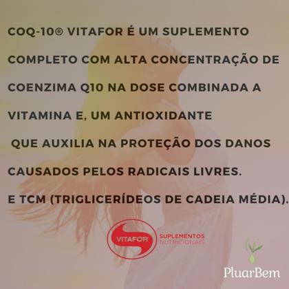 Imagem de Coenzima 200mg COQ10 Vitafor 30 cápsulas