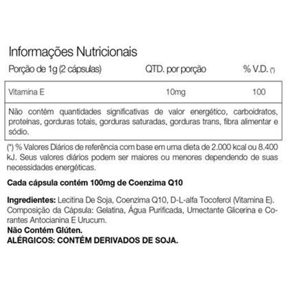 Imagem de Coenzima COQ-10 (60 Cápsulas) - Vitafor