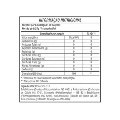 Imagem de Coenzima Q10 100mg 30 Comprimidos IDN Labs