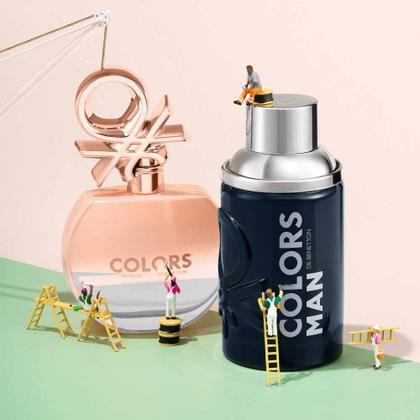 Imagem de Coffret Benetton Rose United Colors Kit - Perfume Feminino EDT + Body Lotion