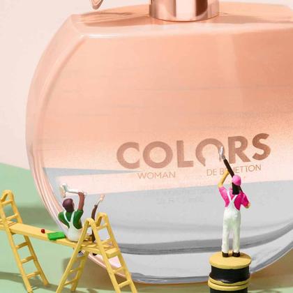 Imagem de Coffret Benetton Rose United Colors Kit - Perfume Feminino EDT + Body Lotion