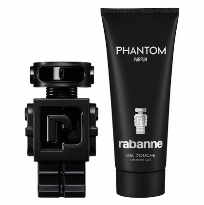 Imagem de Coffret Rabanne Kit - Perfume Phantom Masculino Parfum + Shower Gel
