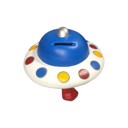 Imagem de Cofre Cofrinho Disco Voador Nave Enfeite Decorativo Decorado