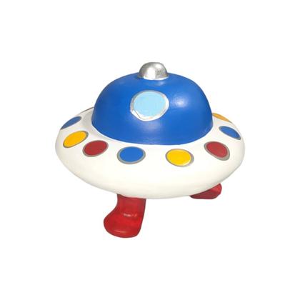 Imagem de Cofre Cofrinho Disco Voador Nave Enfeite Decorativo Decorado