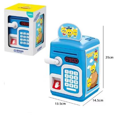 Imagem de Cofre Eletrônico Digital Infantil Automático Dinheiro Moeda