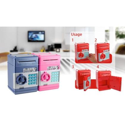 Imagem de Cofre eletronico digital mini com insercao automaticadenotas