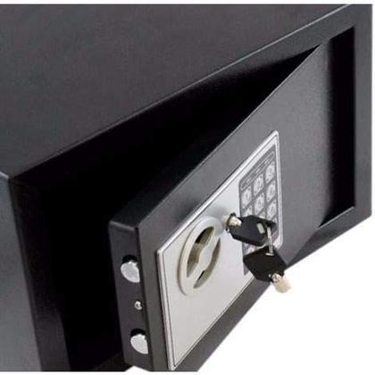 Imagem de Cofre Eletrônico Digital Teclado Com Senha + 2 Chaves To17